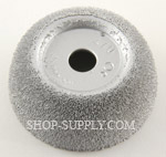 2" Rubber Hog Fine Grit Buffing Cone